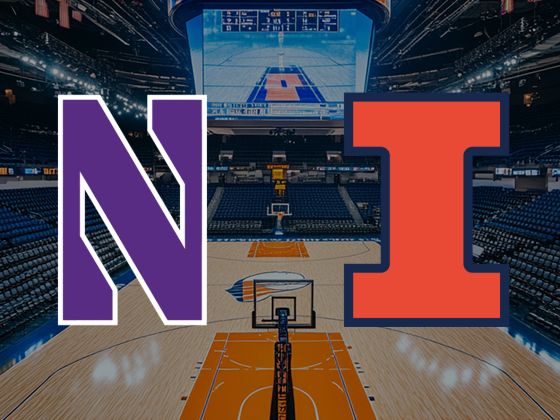 Northwestern Wildcats at Illinois Fighting Illini Basketball